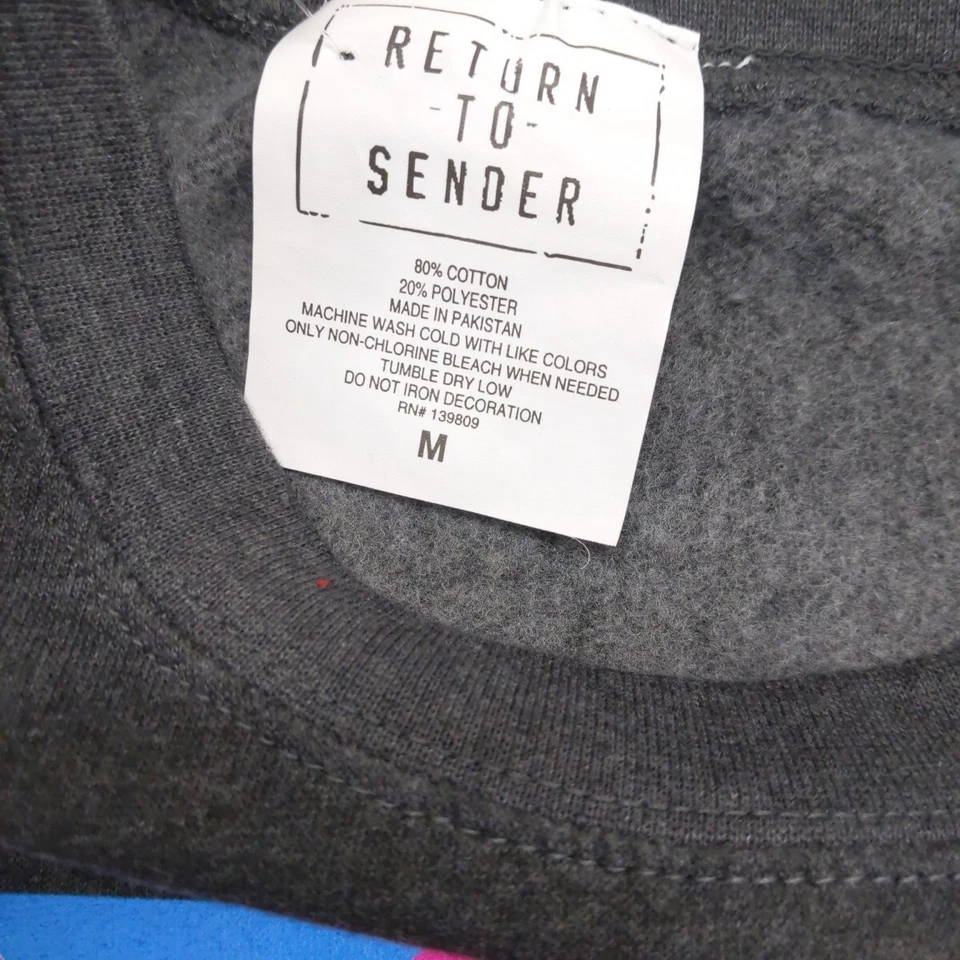 NEW Men's Andre The Giant Retro Neon Crew Neck Sweatshirt Wrestling - Medium NWT - Image 4 of 4