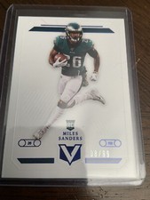 2019 Panini Chronicles Vertex Blue /99 Miles Sanders #V-20 Rookie RC Eagles