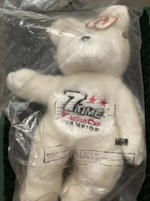 Dale Earnhardt 3 7 Time Winston Cup Champion Teddy Bear. In Sealed Plastic.