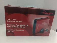 New Rocketfish RF-PHD35 PATA/ EIDE HDD Hard Drive Enclosure Kit USB 3.5" Red