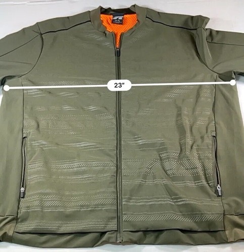 Russell Athletic Men's Green Full Zip Track Jacket Size Large - Picture 5 of 6