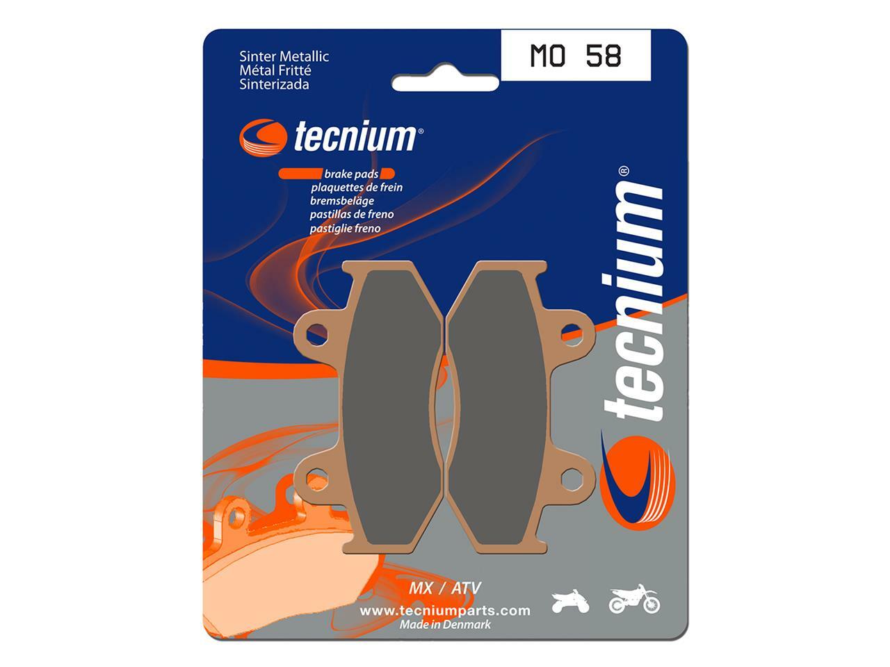 Plaquette frein avant Tecnium MO58 pièces de freinage moto Honda XLR 250 R 1988-2020