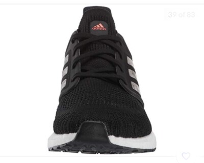 Adidas Running UltraBoost 20 Black/Coral size 9 Adidas UltraBoost 20 Running Shoes Mens SZ 5.5/ Womens SZ 7  main image 4