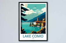 Lake Como Travel Print