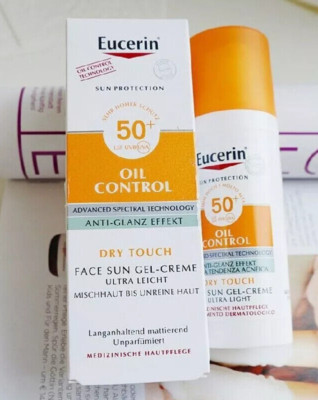 NEU Eucerin Sun Protection OIL CONTROL Dry Touch Sun Gel-Cream SPF 50+, 50ml