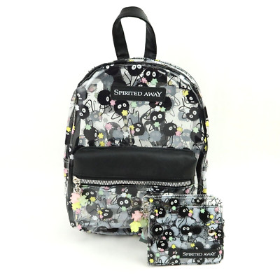 Studio Ghibli Spirited Away Mini Backpack Wallet Clear Soot Sprites  Cardholder