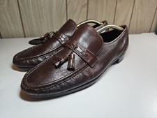 Florsheim Imperial Brown Leather Tassel Loafers — listing 4