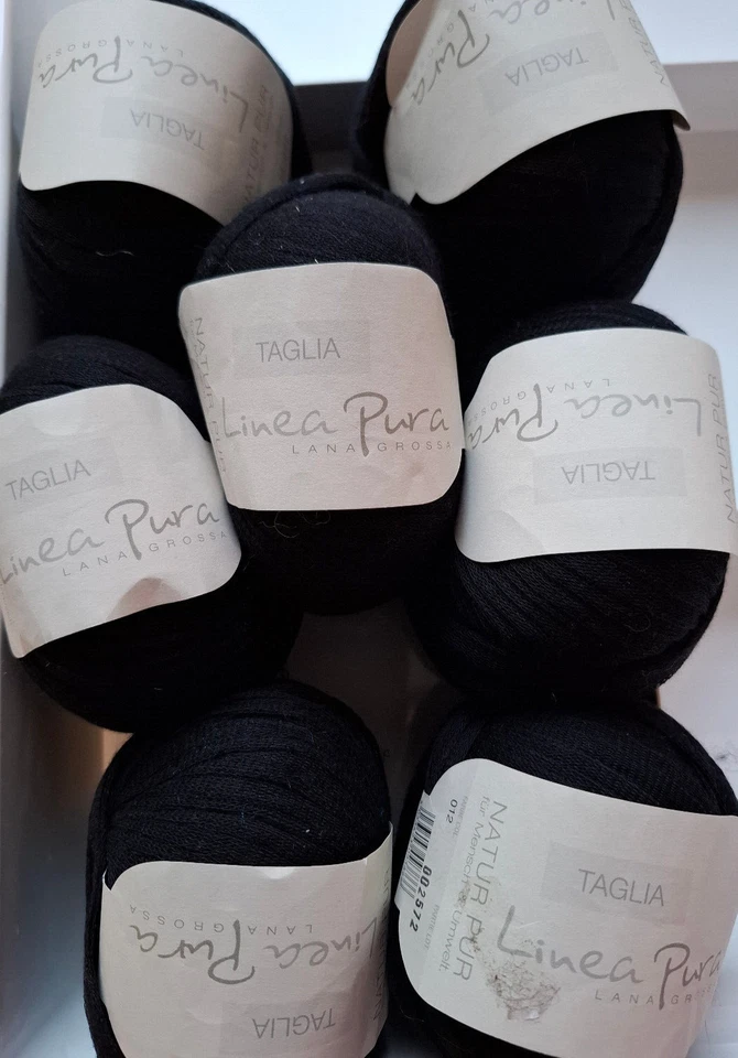 (79€/kg): 50 g LG LINEA PURA TAGLIA, weiches Sommerbändchen, Baumwolle, Farbwahl - Bild 2 von 4