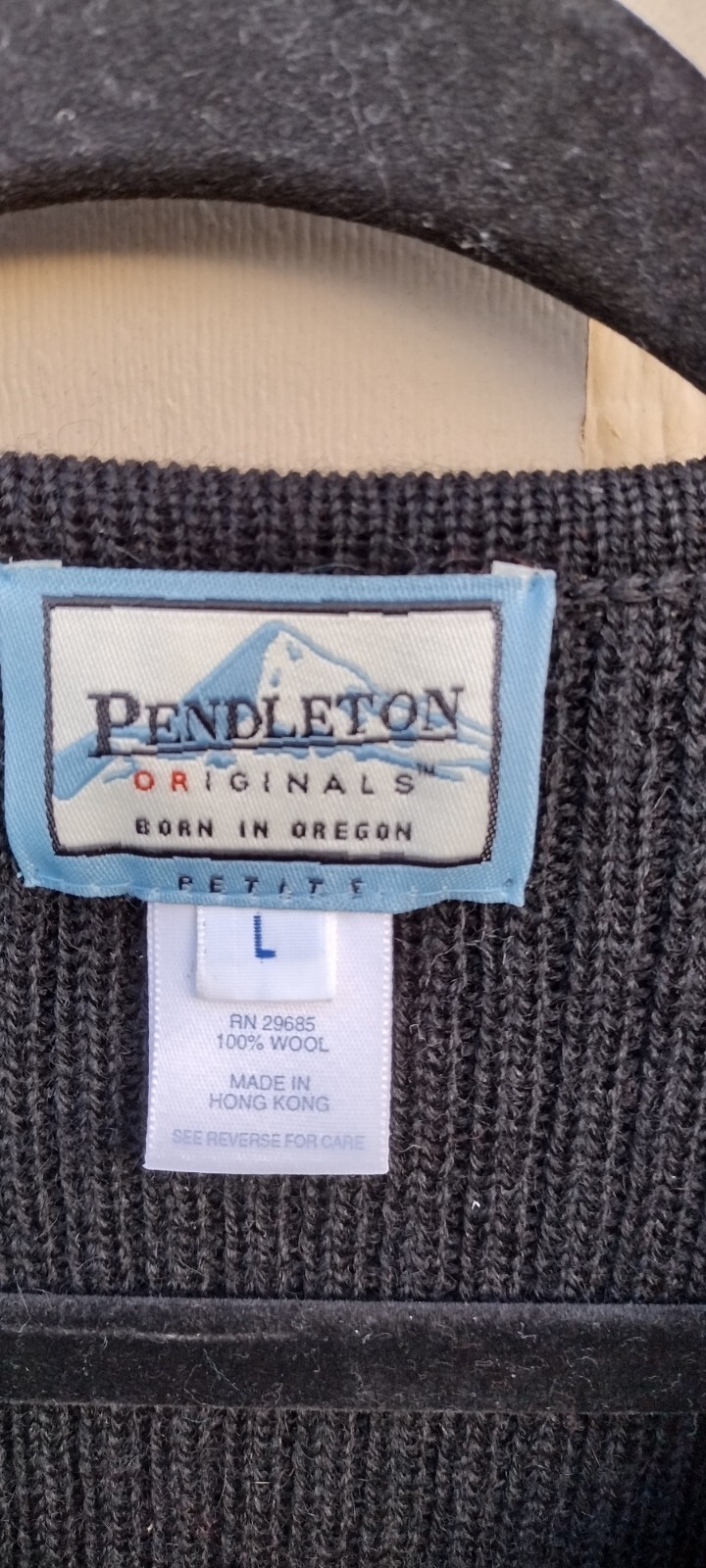 Pendleton Womens Large Wool Snowflake Knit Zip Ca… - image 3