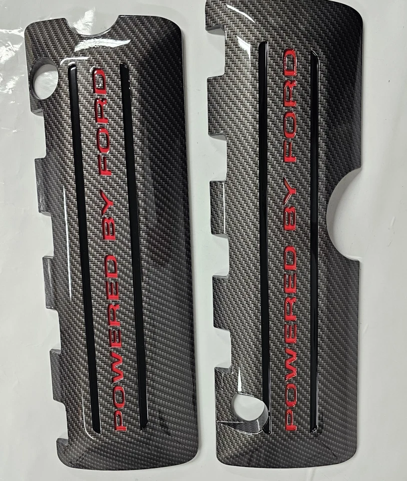 2011-2022 Mustang GT, GT350, 5.0, 5.2 OEM Coil Covers Carbon Fiber murdered out - Image 4 of 4