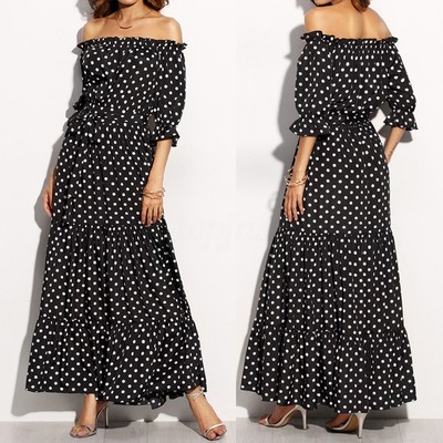 polka dot ball gown