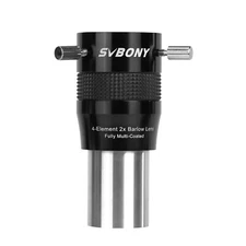 SVBONY SV216 1.25" 2X 4-Element Barlow Lens 