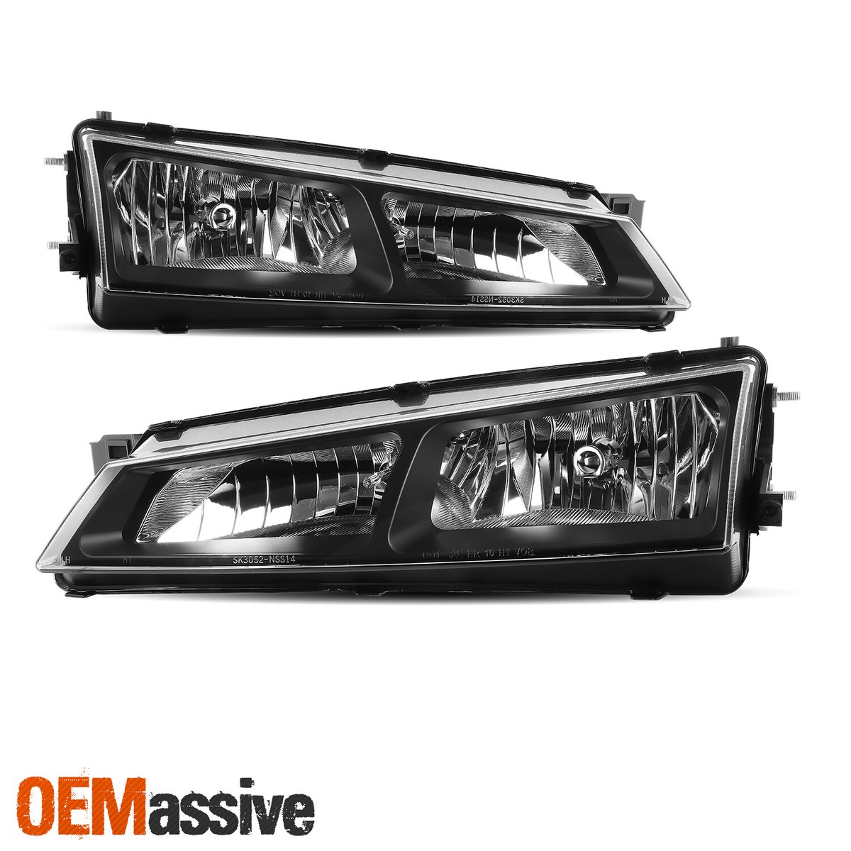 fruucky様 Fits 97-98 240Sx 180Sx S14 Silvia Kouki JDM Black Headlights