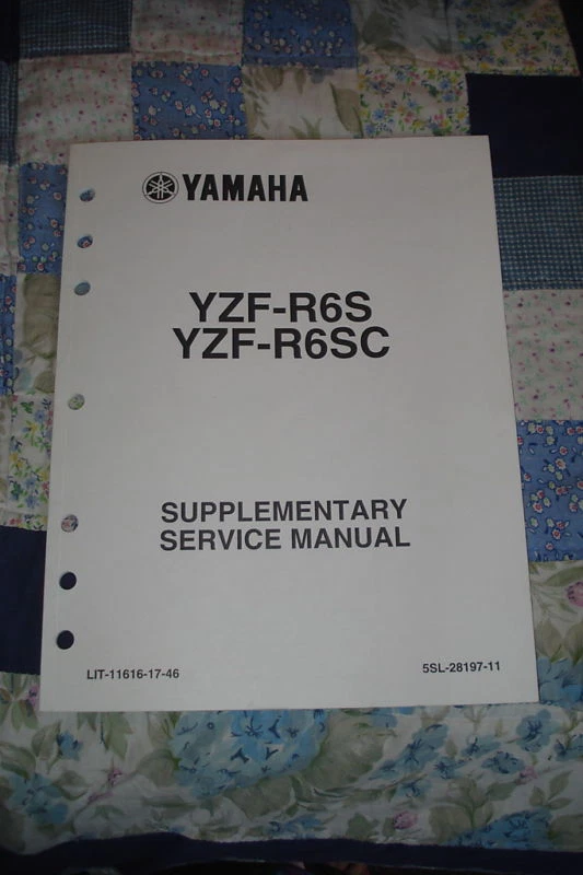 2018 YAMAHA R6 SERVICE MANUAL PDF visual data 7