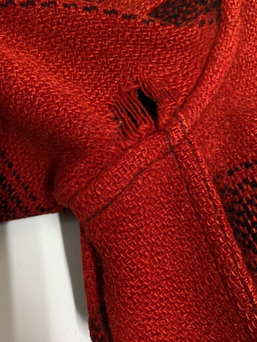 Red Wool Mcchino Elbow Patch Jacket - HERCULES Ot… - image 5