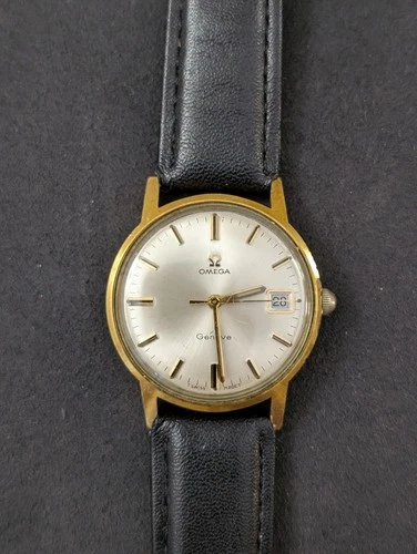 Vintage Omega Automatic Calendar Watch Working Fair Condition