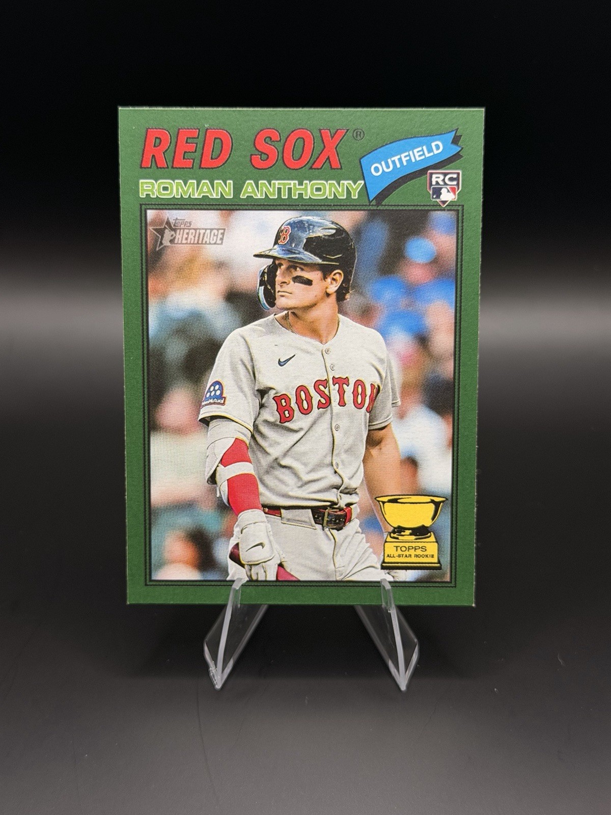 2026 Topps Heritage - Roman Anthony #86 Dark Green Border (RC)