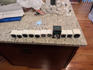 Wyze lot Of 14 Cameras Plus Accessories! SOME NEW! READ