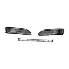 1 Set Lower Front Hood Bumper Grille Grill Fog Lamp Light Grille Cover