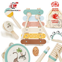 Holzspielzeug Set FüR Kinder Ab 2 Jahren - Musikinstrumente Montessori