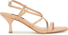 Nine West Haya Strappy Heeled Sandals Size 6.5 NEW No Original Box