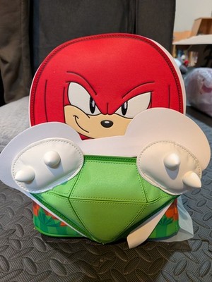 Loungefly Sonic The Hedgehog Limited Edition Knuckles Emerald Bag Backpack