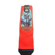 NWT Stance x Grateful Dead Red Skeleton Socks L Men's 9  13 / Women's 11  14 