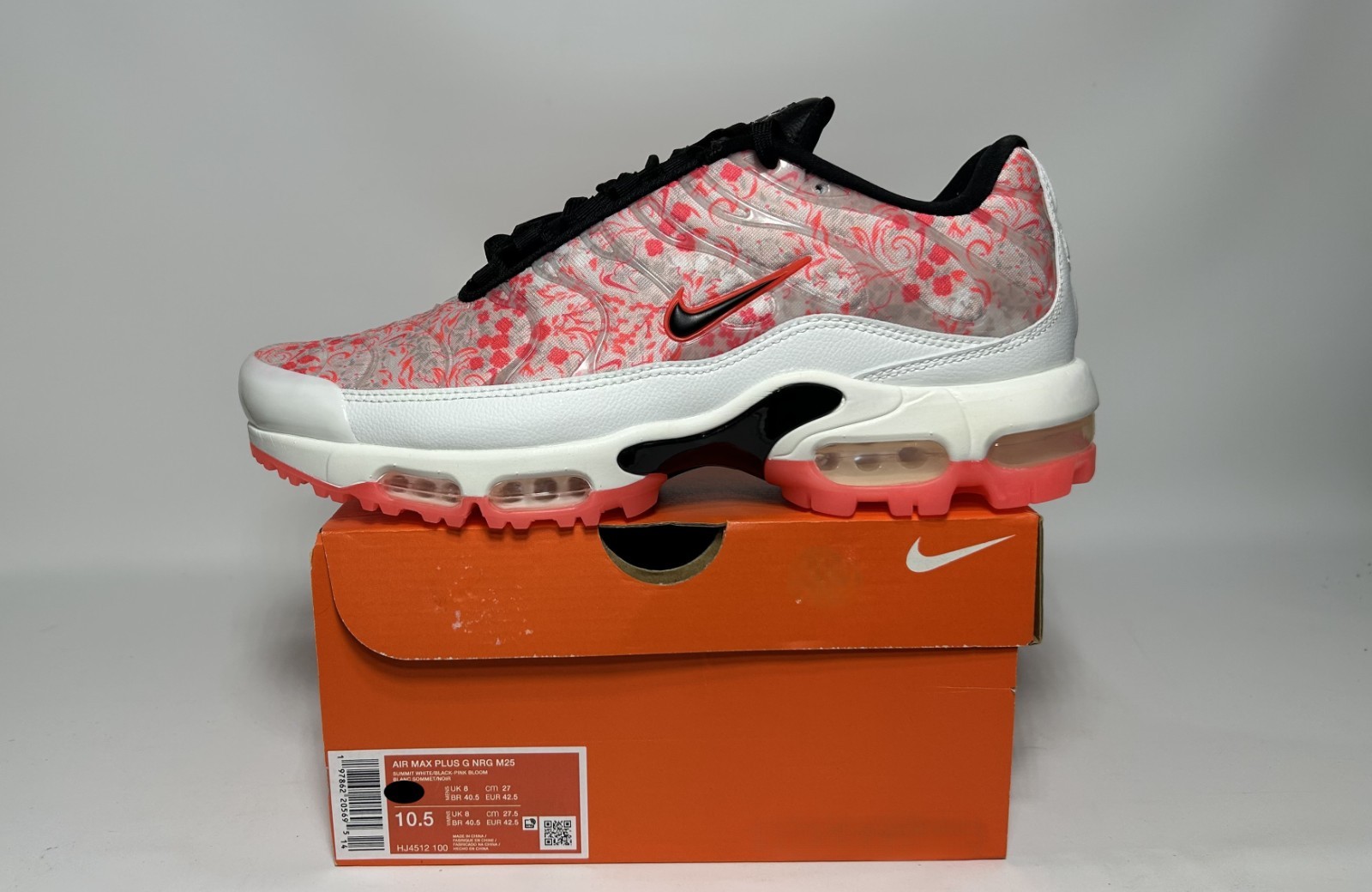 Nike Air Max Plus TN Golf Masters Augusta Azaleas Men's Sz 9-9.5 Pink HJ4512-100