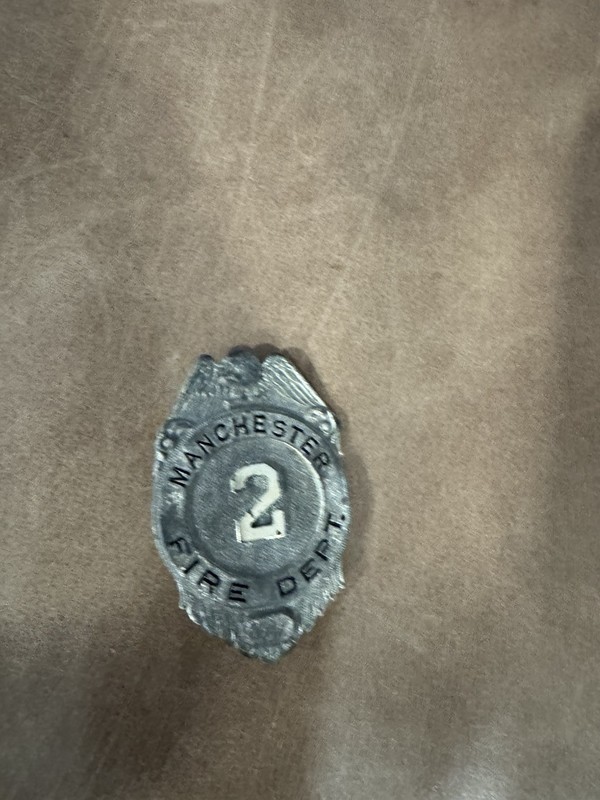 Antique Badge Manchester Fire Dept #2
