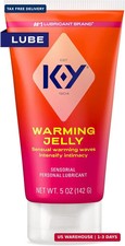 Warming Jelly Lube, Sensorial Personal Lubricant, Glycol Based Formula, 5 fl