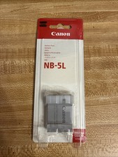 Canon NB-5L Battery Genuine OEM Rechargeable Li-Ion NEW SEALED