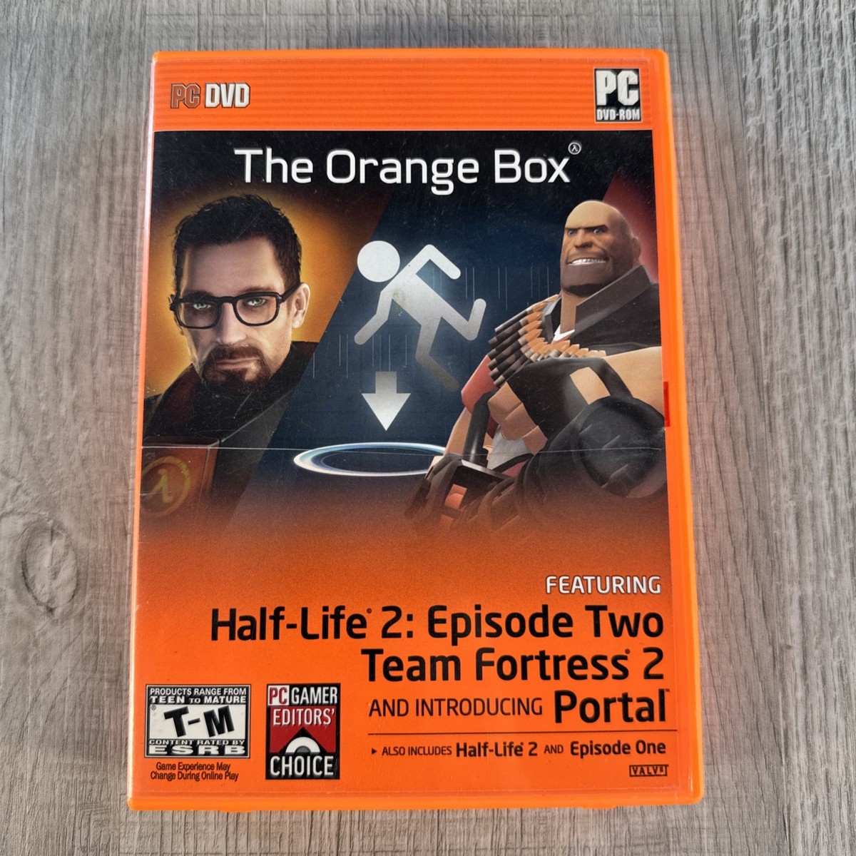 The Orange Box PC DVD Complete 2 Disc Set Half-Life 2 Portal Team
