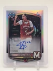 KAYLENE SMIKLE 2025-26 BOWMAN CHROME U 1ST AUTO REFRACTOR /499 MARYLAND Q3714