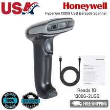 Honeywell Hyperion 1300G-2USB Wired Handheld 1D USB Barcode Scanner Reader Lot