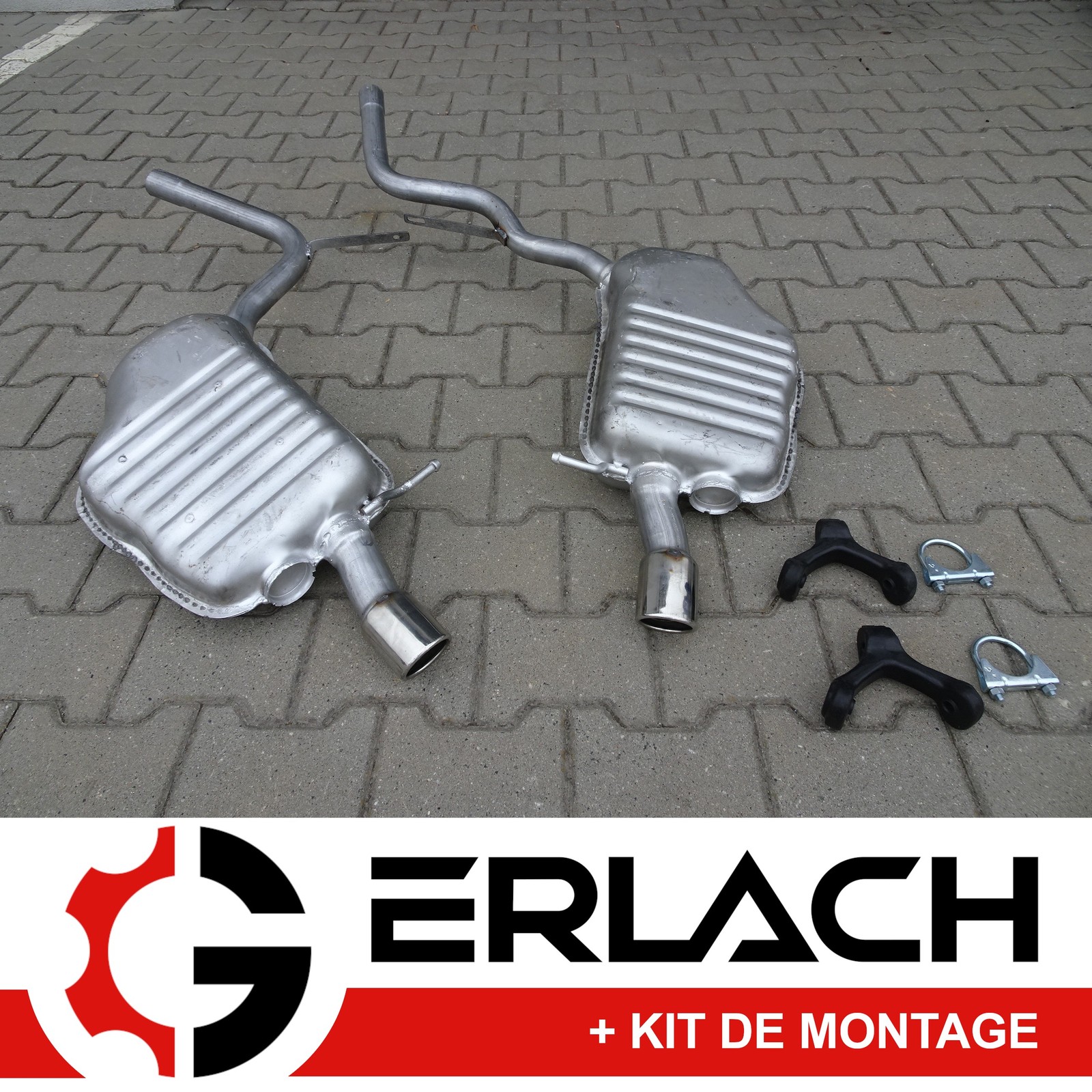 Silencieux échappement Audi A4 1.8 T avec flux de gaz optimisé 5784