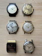Aquacade, Timex, Geneva, Woldman, Casio, Caravelle vintage job lot of Watches. 