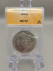 1886 Morgan Silver Dollar $1 - ANACS MS60