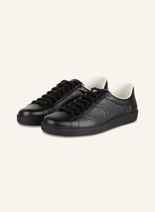 Baskets Gucci Ace noires Jumbo GG toile 43,5 UK 9,5 US 10,5 625787 1XK10 1000