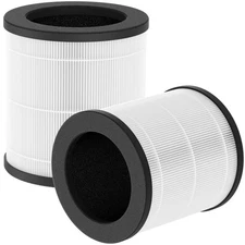 2-Pack HEPA Replacement Filter for MEGAWISE EPI235A 2022 Air Purifier