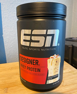 ESN Designer Whey Protein Pulver Almond Coconut Geschmack, No Added Sugar