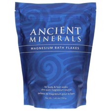 Ancient Minerals Magnesium Bath Flakes - Bathing Alternative 1.65lb