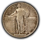 1917 Ty-2 25c Standing Liberty Silver Quarter - Luster - Type 2 - XF - SKU-Z6195