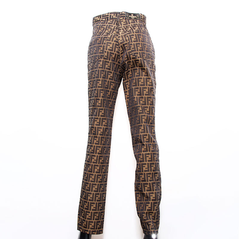 FENDI Pants 27 inch Zucca all-over pattern brown | eBay FENDI Pants 27 inch Zucca all-over pattern brown | eBay