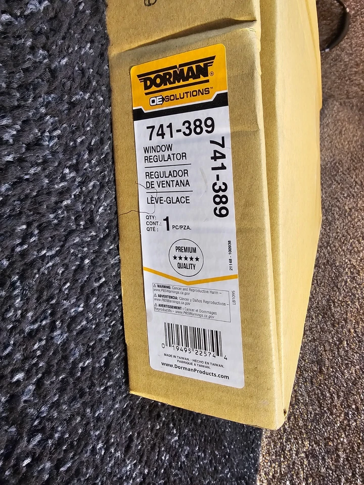 Regulador de ventana eléctrica trasero derecho Dorman 741-389 para Chevy Cheyenne 2010-2013 Foto 3 de 4
