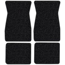 Acc 1967-1969 Fits Chevy Camaro Loop Floor Mats 4 Piece Black