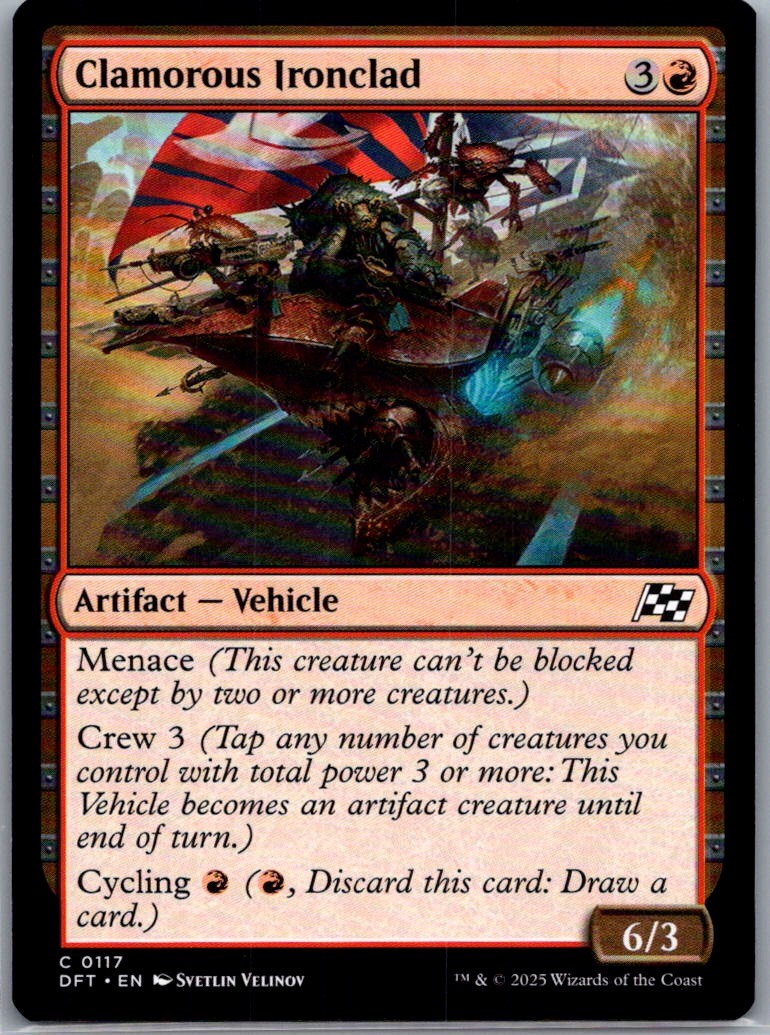 Aetherdrift #117 Clamorous Ironclad
