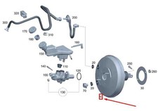 MERCEDES-BENZ GLA H247 AMG Bremskraftverstärker LHD A1774307900 NEU ORIGINAL