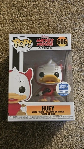 Funko Pop Disney Mickey Mouse & Friends Huey Devil #606 Exclusive