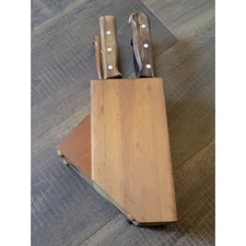 Victorinox RH Forschner Knife Set Wood Block Chef Bread Slicer Kitchen Knives
