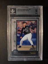 1998 Bowman Chrome Masato Yoshii #295 BGS 9 Mint Mets